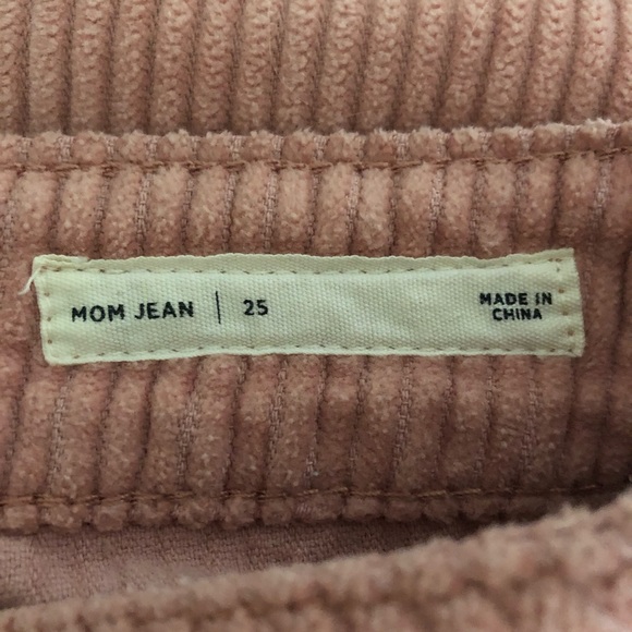 Corduroy PacSun mom jean, dusty pink size 25 - Picture 6 of 7